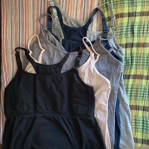 6 for $4 Nursing Maternity Camisoles M Soft Stretchy Cotton